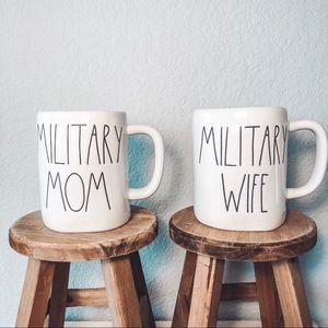 **SOLD** Rae Dunn Military Mom Wife Mug Set